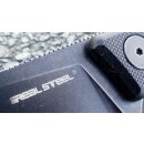 Real Steel Receptor Blackwashed Neckknife 9Cr18MoV Stahl G10 Kydexscheide