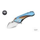 Bestech Knives Imp CPM-S35VN Titan Keramik Kugellager Blau