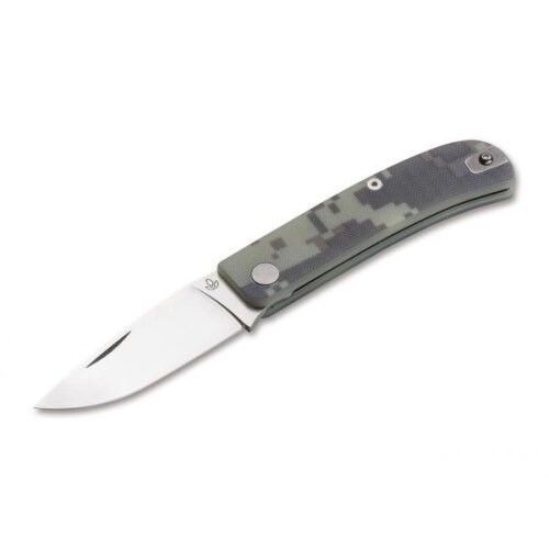 Zweihand Messer Real Steel G Slip Black VG-10 Stahl G10 Slipjoint 01RE157