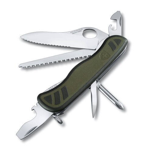 18 auf Klinge Messer Victorinox Schweiz 08 Soldatenmesser Einhandmesser Soldier 0.8461.MWCH