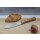Buckelsmesser Kreuzblume Glattschliff Olivenholz-Griff Ausgesuchte Maserung Frühstücksmesser