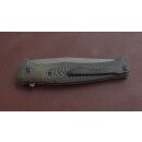 AMARE KNIVES Track CPM S35VN Stahl Bronze Carbonfaser Gentlemanmesser 201808