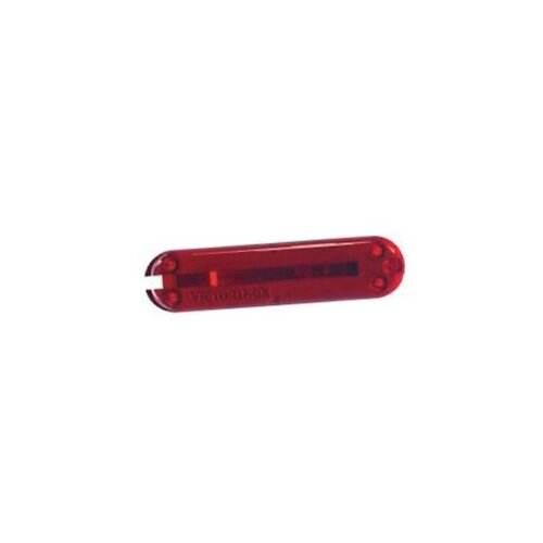 Victorinox Griffschalen 58 mm transparent rot hinten Kugelschreiber
