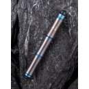 Kugelschreiber WE Knife Pen Syrinx Titan Silber / Blau  TP-04