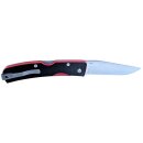 Manly Peak D2 BLACK/RED Messer Taschenmesser Backlock Zweihand G10