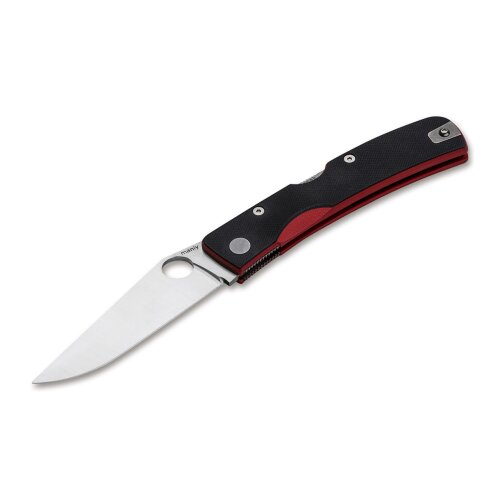 Manly Peak D2 Black / Red Messer Taschenmesser Backlock Einhand G10
