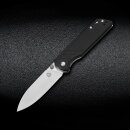QSP Knife Parrot 440C Stahl satin G10 schwarz Folder Top...
