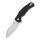 QSP Knife Snipe D2 Stahl 2-tone satin G10 schwarz Keramikkugellager