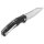 QSP Knife Snipe D2 Stahl 2-tone satin G10 schwarz Keramikkugellager