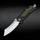 QSP Knife Platypus Sandvik 14C28N Stahl satin G10 schwarz...
