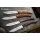 2 Steakmesser  Viper Tecnocut Italien Costata AISI 440 Stahl  Olivenholz-Griff Clip-Point Klinge VT7504/02UL