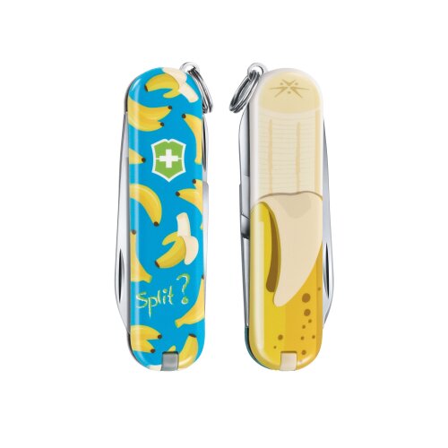 Victorinox Classic Schweizermesser Schlüsselanhänger Minimesser Banana Split
