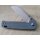 QSP Knife Penguin D2 Stahl Satin Jean Micarta Blau-Grau QS130-B