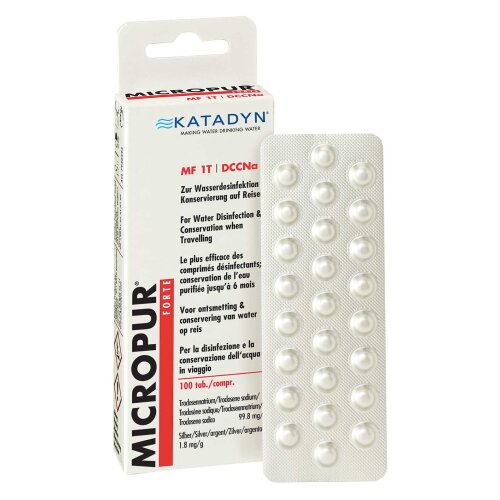 Katadyn Micropur Forte MF 1T DCCNa Desinfektion Konservierung Tabletten Wasseraufbereitung
