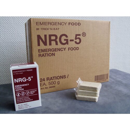 NRG-5 ® 24 x 500 g Notrationen Karton Energy Five