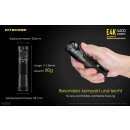 Nitecore E4K - 440 Lumen EDC Lampe USB-C