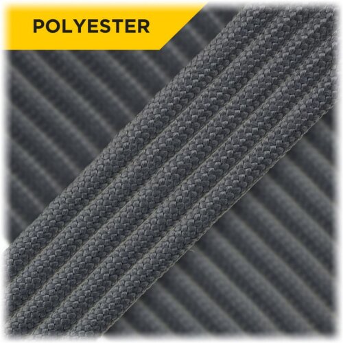 Paracord Polyester Seil Typ III 550 (PES)   hergestellt in Europa Carbonic 10 m