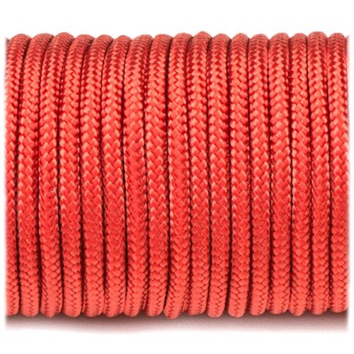 Paracord Minicord Seil Typ I 275 hergestellt in Europa Rot / Red 30 m