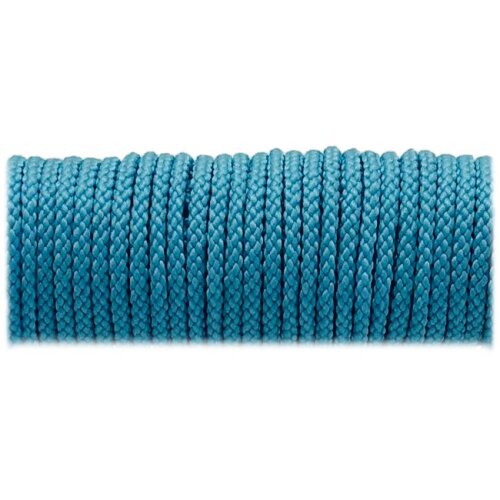 Hochwertiger Paracord Microcord Seil 2 mm Blau Nachtleuchtend - Länge