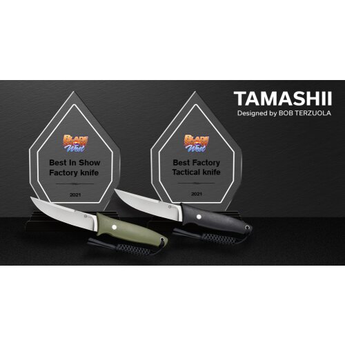 CIVIVI Tamashii D2 Stahl G10 Fixed Knife Kydex Bob Terzuola