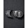 WE Knife Quark Böhler M390 Black Stonewashed Titan Silber WE Logo