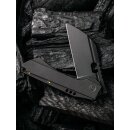 WE Knife Roxi 3 CPM S35VN Stahl  Black Stonewashed Titan Front Flipper Schwarz