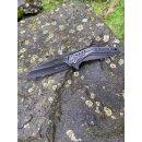 Linder Profile 8CR13MoV Stahl Black Stonewashed Flipper