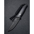 CIVIVI Tamashii D2 Stahl Black Stonewashed Fixed Knife Kydex G10 Schwarz