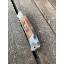 Linder Schließmesser mit Säge rostfrei Pakka braun