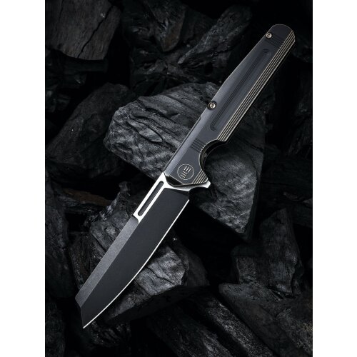 WE Knife Reiver Limited Edition CPM S35VN Titan Bronze-Schwarz