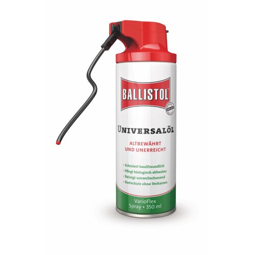 BALLISTOL Universalöl 350 ml VarioFlex Spray - Begrenzt jetzt 520 ml!