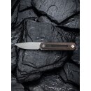 CIVIVI Foldis Nitro-V Stahl Slip Joint Black Hand Rubbed Copper