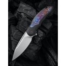 WE Knife Makani Limited Edition CPM 20CV Titan Schwarz, Flamed Blau