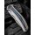 WE Knife Zonda CPM 20CV Titan Flipper Silver Bead Blasted-Gray Titanium Twil Cabon Flamed