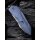 WE Knife Solid CPM 20CV SLT Flipper Polished Bead Blasted - Blue