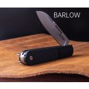 Real Steel Barlow RB5 Droppoint Black Slipjoint