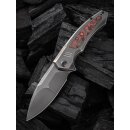 WE KNIFE Hyperactive Vanax Polished Gray - Titanium With...