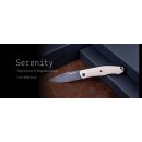Real Steel Serenity Slipjoint N690 Stahl Black Ivory