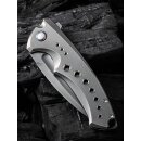 WE Knife Nexusia Limited Edition CPM 20CV Titan Flipper Polished Gray
