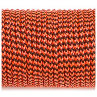 19 Orange Schwarz Muster / Orange Black Wave